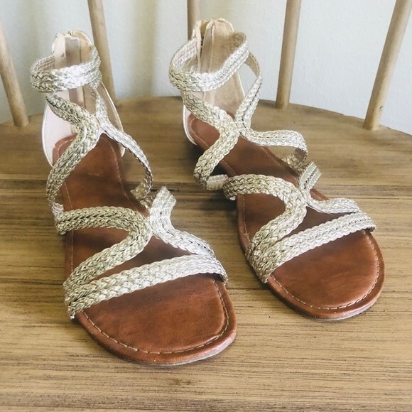 Bamboo Gold Beginning Gladiador Sandals Women’s Sz. 8.5 - Picture 2 of 10